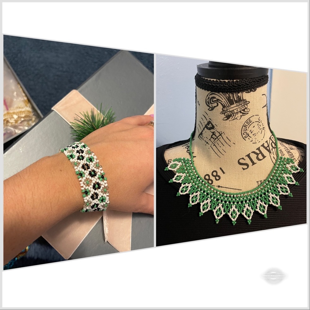 2 X 20 Handmade Necklace and Bracelet, and Chakira Bracelet, Chakira Necklace.
